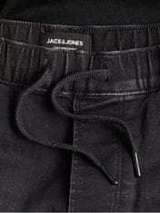 Jack&Jones Pánske kraťasy JJIRICK Regular Fit 12223985 Black Denim (Veľkosť L)