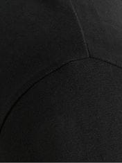 Jack&Jones Pánske tričko JJENOA Long Line Fit 12210945 Black (Veľkosť M)