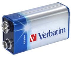 VERBATIM alkalická batéria 9V (6LR61)/ blister 1ks