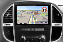 Junsun 2din Android Autorádio pre Mercedes Benz Vito W447 2014-2021 s rámčekom, kabelážou aj canbusom, GPS navitage Vito W447
