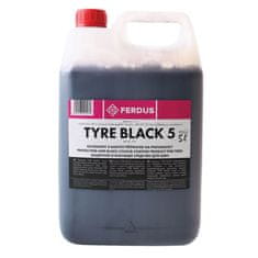 FERDUS Ochranný a farbiace prípravok na pneumatiky TYRE BLACK 5, objem 5 litrov