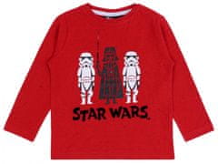 Disney DISNEY STAR WARS Červeno-šedé pyžamo, dlhé rukávy 18-24 m 92 cm