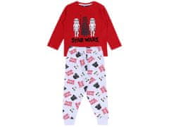 Disney DISNEY STAR WARS Červeno-šedé pyžamo, dlhé rukávy 18-24 m 92 cm