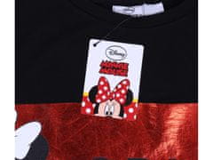 Disney DISNEY Tričko Minnie Mouse čierne, krátky rukáv GIRL POWER 8-9 let 134 cm