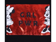 Disney DISNEY Tričko Minnie Mouse čierne, krátky rukáv GIRL POWER 8-9 let 134 cm