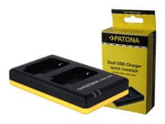 PATONA nabíjačka Foto Dual Quick Panasonic DMW-BLF19 USB