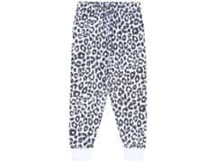 Disney DISNEY MINNIE MOUSE Biele pyžamo s grafitovým leopardím vzorom 5-6 let 116 cm
