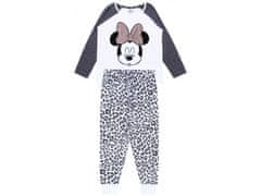 Disney DISNEY MINNIE MOUSE Biele pyžamo s grafitovým leopardím vzorom 4-5 let 110 cm