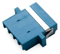 XtendLan LC-LC adapter quad, SM, modrý, do optických rozvádzačov