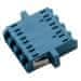 XtendLan LC-LC adapter quad, SM, modrý, do optických rozvádzačov