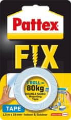 Pattex Samolepící páska "Pattex Fix 80 kg", modrá, oboustranná, 19 mm x 1,5 m, 1684211
