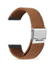 TopQ Pletený remienok Braid pre Apple Watch 3-4-5-6-SE 38-40mm hnedý 60350