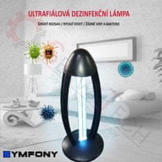 Symfony UV a ozón dezinfekčná lampa 38W na koronavir Covid-19, biela