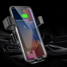 Symfony Univerzálny držiak na mobil do auta na ventiláciu s bezdrôtovým nabíjaním