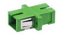 XtendLan SC-SC simplex adaptér SM, APC, zelený, do optických rozvádzačov