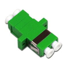 XtendLan LC-LC duplex adaptér SM, APC, zelený, do optických rozvádzačov