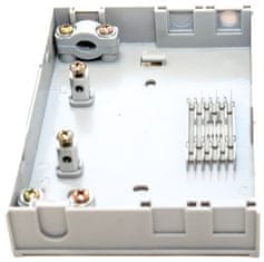 XtendLan mini rozvádzač, 4 porty, 1x priechodný kábel, 6 zvarkov, ST/SC/Duplex LC/pigtaily, stúpačkové/priebežné