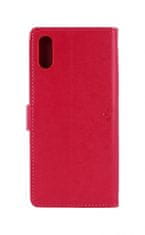 TopQ Kryt Xiaomi Redmi 9A Knížková Tmavo ružový strom sovičky 51608