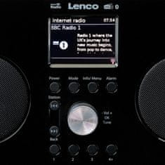 LENCO PIR-645BK SMART internetové stereo rádio s DAB+/FM a Bluetooth