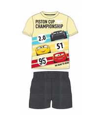 E plus M Chlapčenské pyžamo Autá žlté 98-128 cm