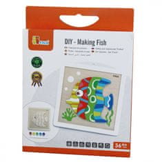 Viga Toys DIY Creativity Kit Maľovanie rýb