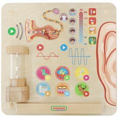 Masterkidz Montessori zmysel pre sluch Vzdelávacia tabuľa