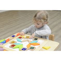 Masterkidz Mozaika Puzzle Učenie farieb a tvarov Tangram Montessori