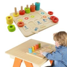 Masterkidz Učenie farieb a počítania s Montessori vzdelávacou tabuľkou 