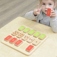 Masterkidz Vzdelávacie puzzle Učíme sa počítať Montessori