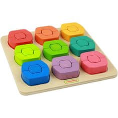 Masterkidz Montessori Farebný triedič na zdieľanie tvarov