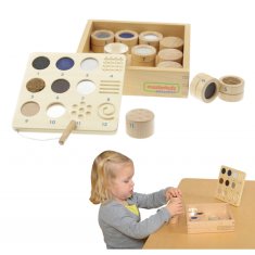 Masterkidz Hádaj na dotyk - Materiál a textúra 12 Montessori kusov
