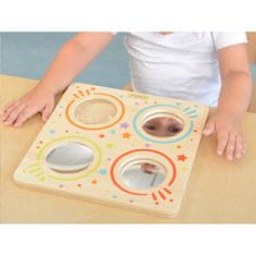 Masterkidz Senzorická tabuľa zrkadiel a zakrivených obrazových šošoviek Montessori