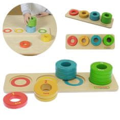 Masterkidz Učíme sa počítať farby Veľkosť skladačky Montessori hra