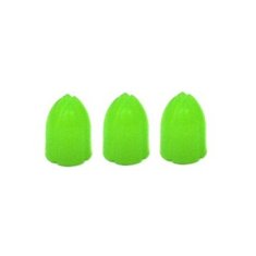 L Style Krúžky na násadky L-Style Shell Lock Ring plastové, zelené, 6ks