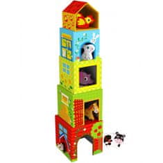 Tooky Toy Hračky Farma v krabičkách na puzzle