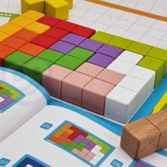Tooky Toy Puzzle Tetris bloky 10 úrovní obtiažnosti 22 el.