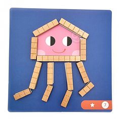 Tooky Toy Puzzle hra Puzzle magnetické kocky pre deti 49 el.