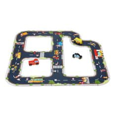 Tooky Toy Cestné puzzle pre deti Maketa diaľnice 21 el. Certifikát FSC