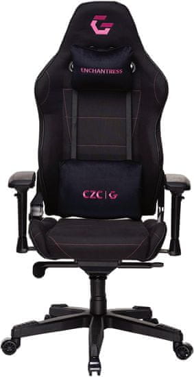 CZC.Gaming Enchantress, herní židle, čierna/ružová