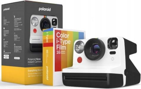 instantný moderný fotoaparát polaroid now gen 2 usbc kábel výdrž 15 snímok samospúšť ostrejšie zábery ako predtým