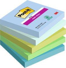 3M Samolepiaci bloček "Super Sticky Oasis", mix farieb, 76 x 76 mm, 5x 90 listov, 7100258898