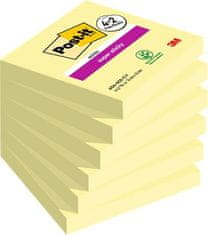 3M Samolepiace bloček "Super Sticky", žltá, 76 x 76 mm, 6x 90 listov, 7100259321