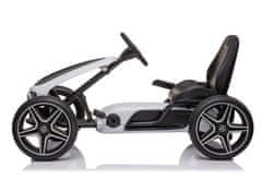 Super-Toys Pedálová motokára mercedes licencia eva kolesá, mäkké sedadlo s logom mb kvalita /xmx610