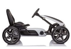 Super-Toys Pedálová motokára mercedes licencia eva kolesá, mäkké sedadlo s logom mb kvalita /xmx610