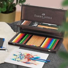 Faber-Castell Art & Graphic kolekcia, drevená kazeta, 53 ks