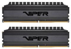 Patriot Viper 4 Blackout 16GB DDR4 4133MHz / DIMM / CL18 / 1,4 V / Heat Shield / KIT 2x 8GB