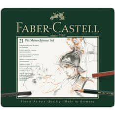 Faber-Castell Pitt Monochrome set 21-plech