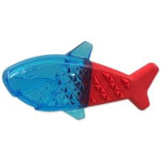 BeFUN Hračka DOG FANTASY Žralok chladící červeno-modrá 18x9x4cm 1 ks