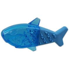 BeFUN Hračka DOG FANTASY Žralok chladící modrá 18x9x4cm 1 ks