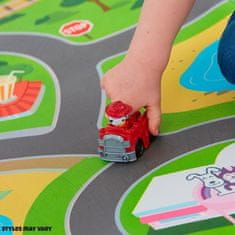 TCG Toys Paw Patrol Tlapková patrola Jumbo podložka na hranie s 2 vozidlami - detský koberec
